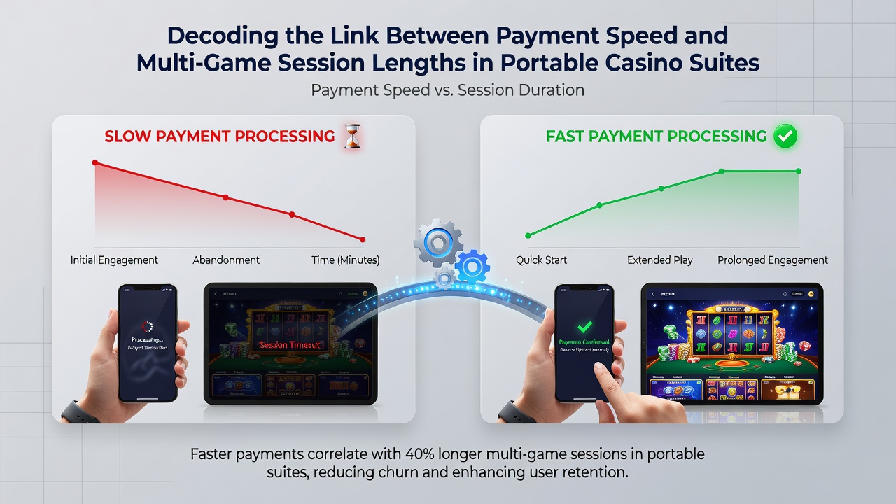 Graph displaying correlation between deposit speed and average session length in mobile casino data