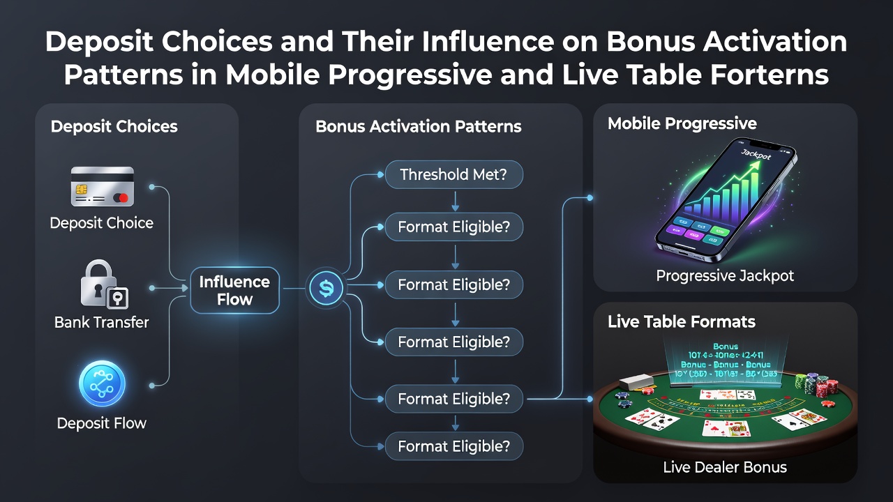 Mobile casino interface displaying deposit options and progressive jackpot meters