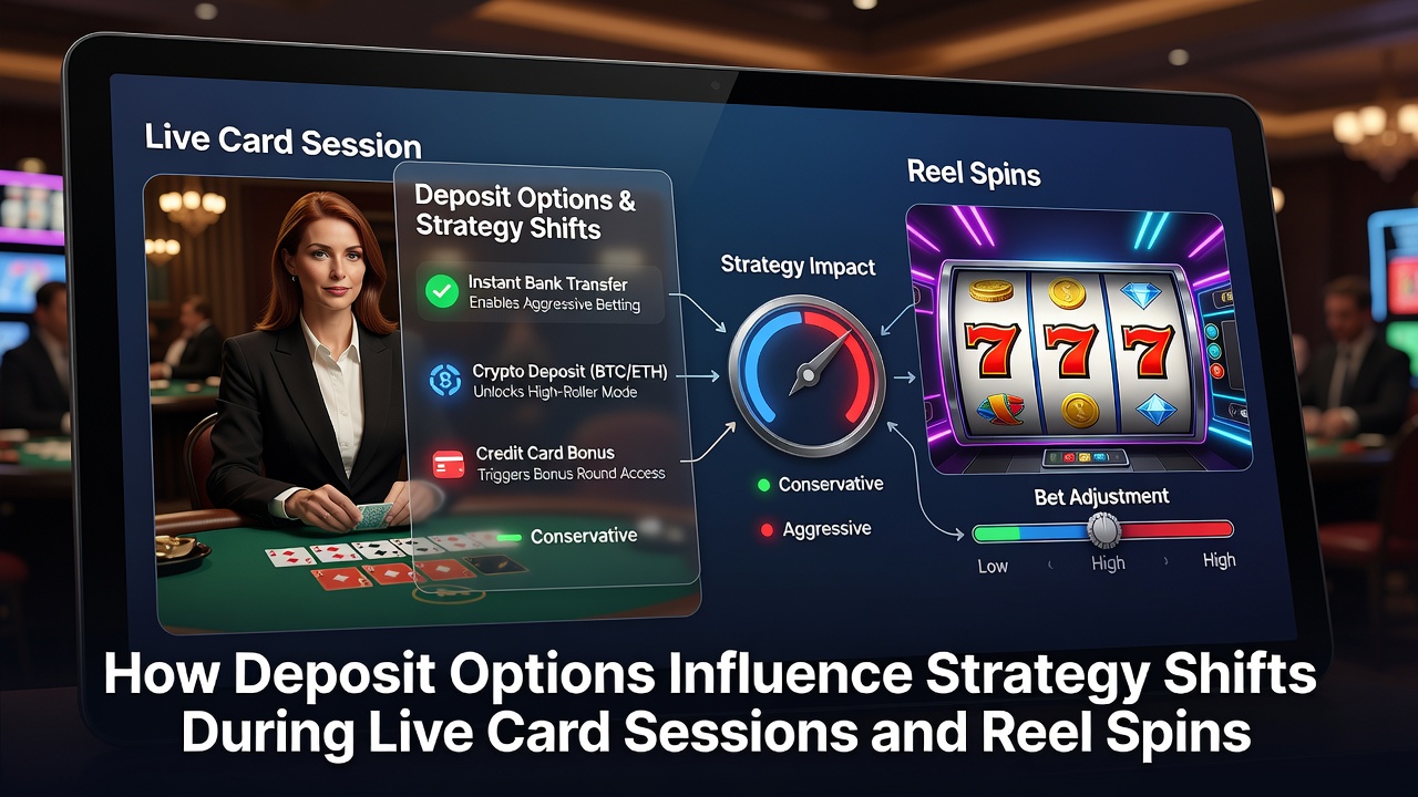 Live dealer blackjack table interface alongside slot reel display illustrating payment confirmation timing