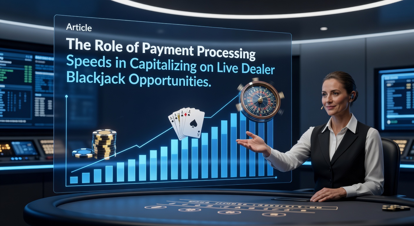 Live dealer blackjack table with digital payment interface overlay showing instant transaction confirmation
